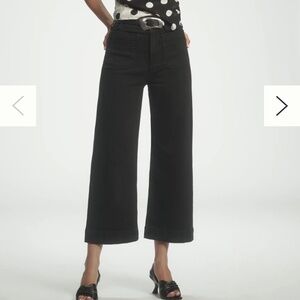 New Colette High-Rise black Crop Anthropologie Jeans by Maeve